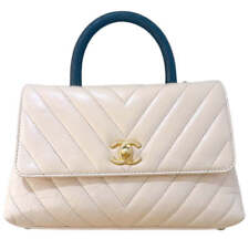 Chanel Coco Handle XS Calf Lizard Handbag #Ok491