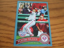 2011 Topps Opening Day Blue #52 Placido Polanco PHILLIES 0197/2011