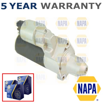 NAPA Starter Motor Fits Grand Cherokee E-Class CLK C-Class CLS S-Class SLK SL - Image 1 of 2