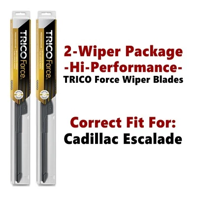 高性能 2 件装雨刮器 适合 2002+ 凯迪拉克凯雷德 - 25220x2 — 第 1/4 张图片