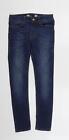 Preowrn Mens Blue Cotton Skinny Jeans Size 28 in L27 in Regular Zip