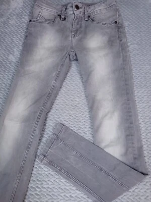 Pantalones de mezclilla Burberry Brit para mujer 26x28 gris Westbourne ajustados al tobillo lavado medio Foto 1 de 4