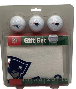 McArthur Sports NFL New Englad Patriots Golf Gift Box Towel & 3 Balls With Logo - Picture 1 of 4