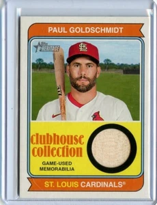 2023 Topps Heritage Clubhouse Collection Relics #CCRPG Paul Goldschmidt - Bild 1 von 2