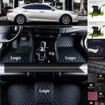 For Hyundai Accent Azera Car Floor Mats Luxury Custom Carpets All Models Mats Foto 1 de 4