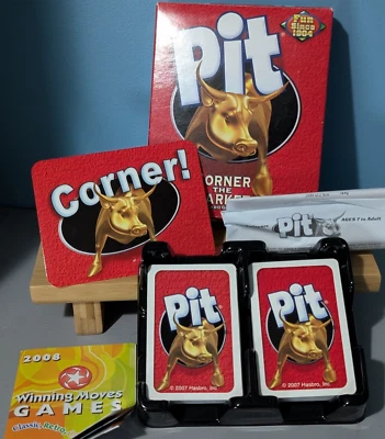 Pit Corner The Market Card Game 2007 Winning Moves Games Complete - Image 1 of 4