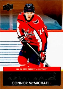 CONNOR MCMICHAEL 21-22 UPPER DECK ROOKIE DEBUT DATES GOLD CARD DD-11 SP 2021-22 - Picture 1 of 2
