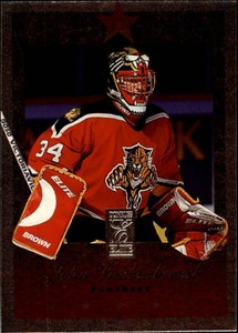 1995-96 Donruss Elite Panthers Hockey Card #83 John Vanbiesbrouck