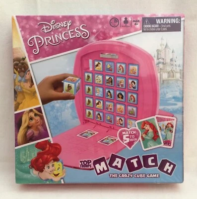 Disney Princess Match Game The Crazy Cube Juego a Juego NUEVO Foto 1 de 4