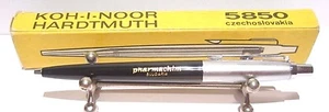 VINTAGE NOS CZECHOSLOVAKIA"KOH-I-NOOR 5850"BALLPOINT PEN,BLACK, WITH BOX # 229 - Picture 1 of 4