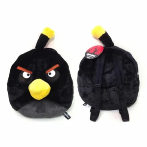 Rovio Angry Birds BLACK BIRD Plüschrucksack Schultertasche NEU - Bild 1 von 1