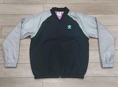 CHAQUETA $80 A1 Adidas Para Hombres M ORIGINALES SST TT Camiseta de Pista Multicolor HI3008 TRÉBOL Foto 1 de 4