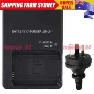 Mains Wall Battery Charger MH-24 for Nikon D3100 D3200 D5100 D5200 D5300 D5500^ - Picture 1 of 8