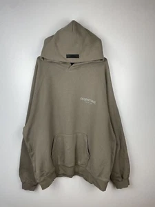 Rare Essentials Fear Of God Streetwear Hoodie Beige Gr. XL - Bild 1 von 7