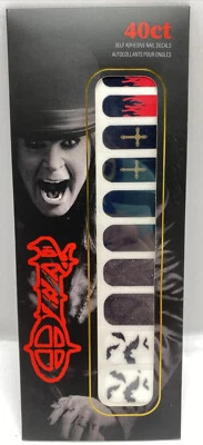 Calcomanías de uñas para dedos Ozzy Osbourne 40 quilates autoadhesivas Rock Roll belleza DIFÍCIL2FIND Foto 1 de 4