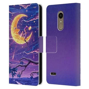 OFFICIAL CHRISTOS KARAPANOS DARK HOURS LEATHER BOOK WALLET CASE FOR LG PHONES 1 - Picture 1 of 7