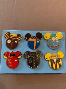 6 Disney pin Hidden Mickey Head Ears Lot….