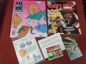 WORLD'S FAIR PREVIEW GUIDE & PLANNER / 1984 MAGAZINE w/ TICKETS & POSTCARD - Picture 1 of 3