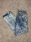 Vintage Pointer Brand Jeans Women's Size 26x30 Blue Acid Wash Adult NOS