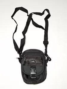 Genuine Samsonite Black & grey 3 Zipper, 4 pocket Canvas Camera Bag Pouch 4"×6" - Picture 1 of 8