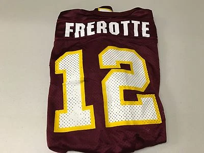 NUEVA CAMISETA JUVENIL GUS FREROTTE #12 RETRO WASHINGTON REDSKINS GRANATE WILSON Foto 1 de 4