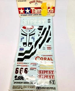 VINTAGE TAMIYA #2611 AUTOCOLLANT TAMTECH 1/24e Lancia LC2  sponsor TRÈS RARE - Imagen 1 de 2