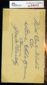 Joe Mccarthy Signed Jsa Certed 1956 Gpc Autograph - Picture 1 of 1