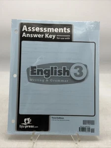 BJU Press - English 3 Student Assessments Answer Key 3rd Edition - Imagen 1 de 4
