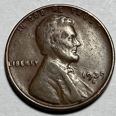 1939 S/S LINCOLN WHEAT PENNY S OVER S RPM DDO ERRORs - Image 1 of 4