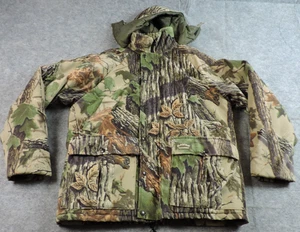 Vintage Spartan Realtree Jacket Men Medium Insulated Zip + Snaps Hooded Jacket - Picture 1 of 17