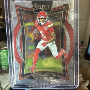 2024 Panini Select - Concourse Xavier Worthy #32 Silver Prizm (RC) - Picture 1 of 6