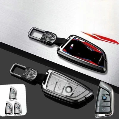 Key Fob Case Cover for BMW 2 3 4 5 6 7 M3 M5 530 X3 X5 X6 Protective Shell - Image 1 of 4