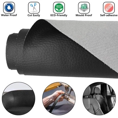 Kunstleder Meterware 100 x 140cm Wasserdicht Leder Stoff Gekörnt Lederimitat - Bild 1 von 4