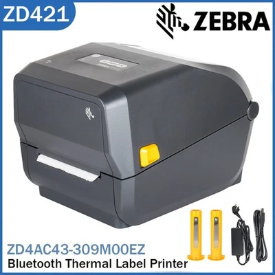 Zebra ZD421 Label Printer Bluetooth Shipping Label Printer For UPS USPS FedEx - Image 1 of 4