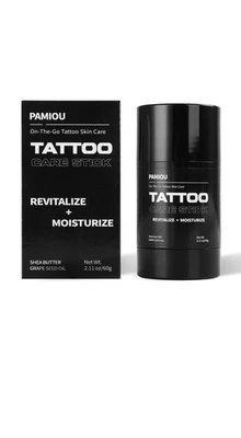 Bálsamo de mantequilla para tatuajes Pamiou, barra para el cuidado del tatuaje sobre la marcha, puerto Foto 1 de 4