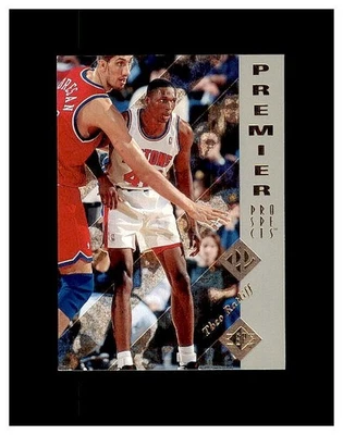 THEO RATLIFF 1996 UPPER DECK SP PREMIER PROSPECTS  ROOKIE # 153 PISTONS MINT - Image 1 of 2