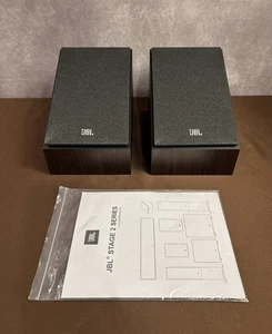 JBL Stage 240H Dolby Atmos Height Speakers Pair Espresso -Add-On Surround Sound - Picture 1 of 24