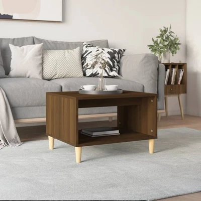 Mesa de Centro Madera Contrachapada Mueble Mesita Salón Sala Multicolor vidaXL - Imagen 1 de 4