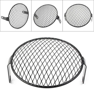 5,75 ''Motorrad Scheinwerfer Grill Seitenmontage Abdeckung für Honda GN125 CG125 - Bild 1 von 4