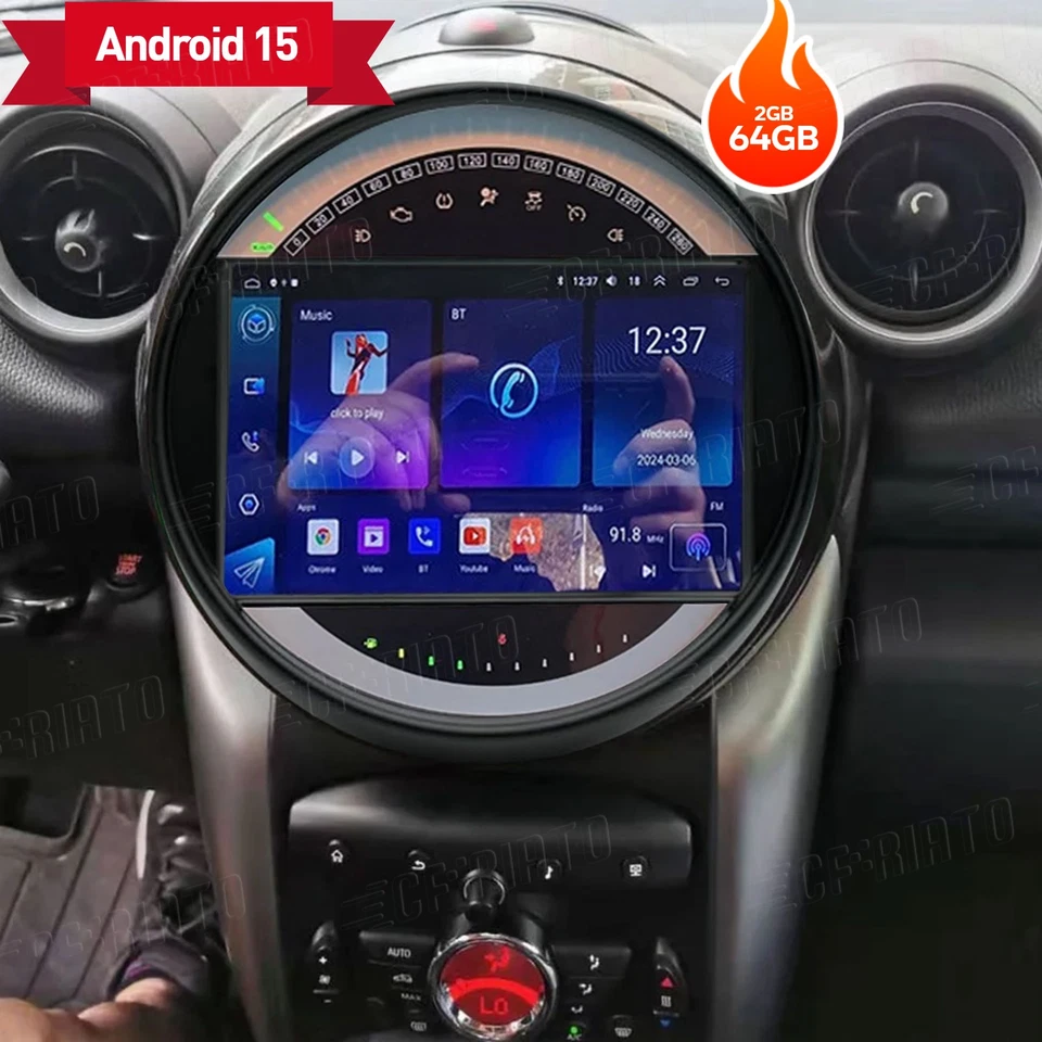 Автомобильное радио стерео для BMW Mini Cooper Countryman Paceman R60 R61 2010-16 Carplay - Изображение 1 из 4