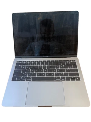 Broken 2017 Apple MacBook Pro 13.3" i5 2.3GHz 8GB RAM 128GB SSD A1708 - Image 1 of 4