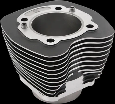 Cilindro de repuesto DS negro 3.875 diámetro Harley Davidson Fat Boy Lo 09-17 Foto 1 de 3