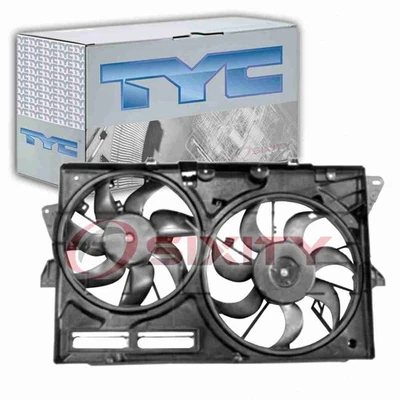 TYC Dual Radiator & Condenser Fan Assembly for 2013-2016 Lincoln MKS 3.5L ie - Image 1 of 4