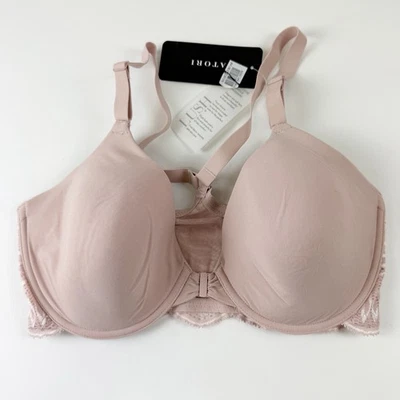 Sujetador Natori para mujer 34DD rosa exuberante cierre frontal con aros nuevo con etiquetas nuevo $74 Foto 1 de 4