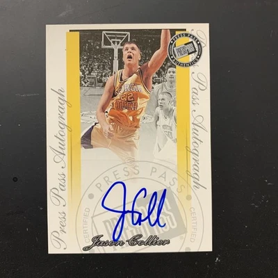 2000 Press Pass Signature Edition Auto Silver /500 Jason Collier Auto RC - Image 1 of 2