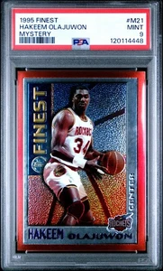 PSA 9 🔥 🏀HAKEEM OLAJUWON 1995-96 FINEST MYSTERY FINEST CARD #M-21✅ GradedGeekz - Bild 1 von 3