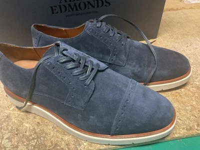 Новый в коробке мужской ALLEN EDMONDS Caleb гибридный крышка носок Derby море размер 11 D без папиросной бумаги - Изображение 1 из 4
