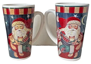 2er Set Garden Ridge 12 Unzen Weihnachtsmann Tassen - Bild 1 von 6