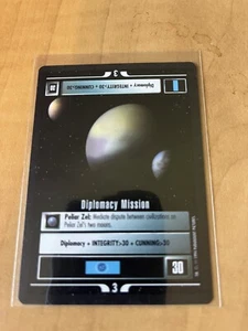 Star Trek CCG Premier 94 Black Label - Diplomacy Mission - Bild 1 von 2