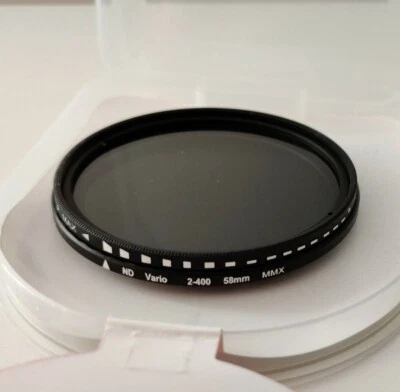58mm Fader Variable ND-Filter Neutral Density for Canon Nikon Camera Lens  - Image 1 of 3